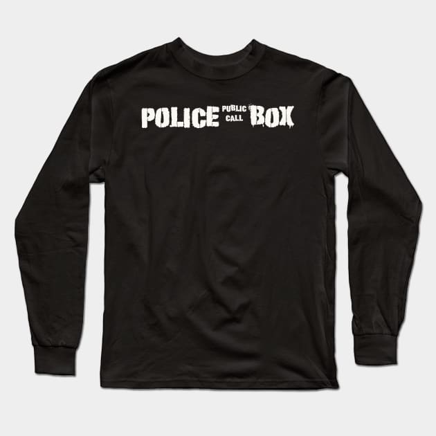 Police Public Call Box Long Sleeve T-Shirt by Thisdorkynerd